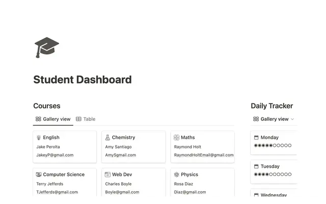 Student Dashboard