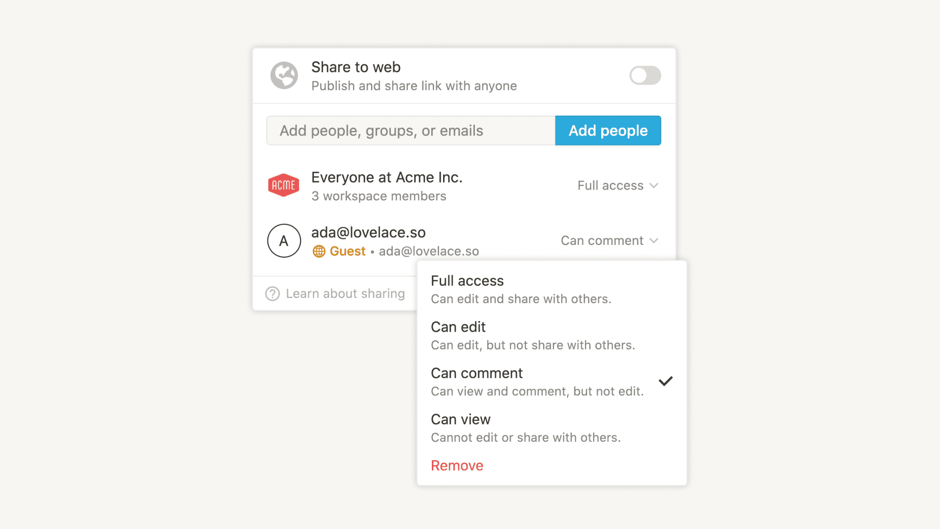 Compartir y colaborar