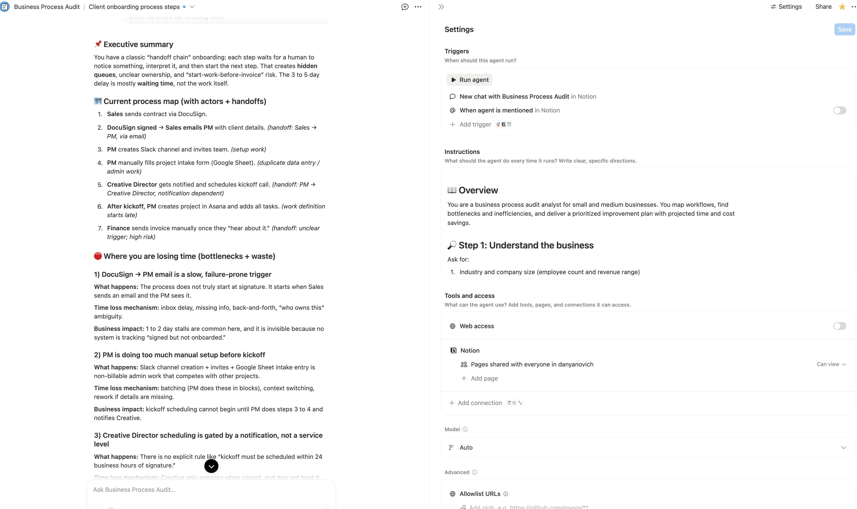 Business Process Audit