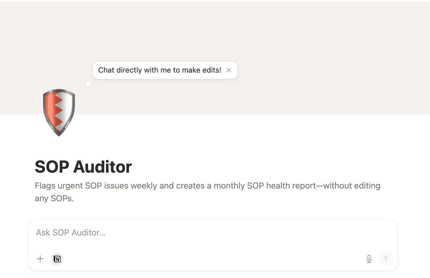 Knowledge Hub Auditor