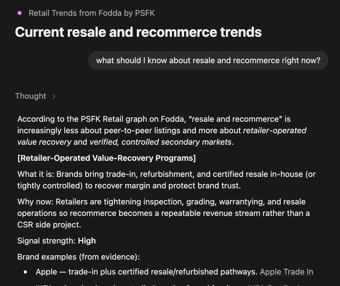 Retail Trends from Fodda by PSFK