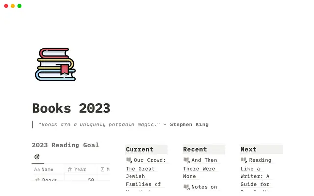 The Ultimate Reading Tracker for Bookworms